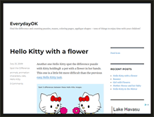Tablet Screenshot of everydayok.com